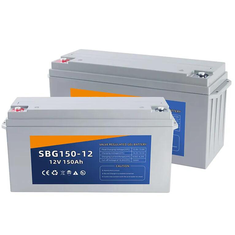 Fabricante de baterías SBG-12V 150Ah Batería de plomo-ácido de gel Baterías de plomo-ácido de 12 voltios