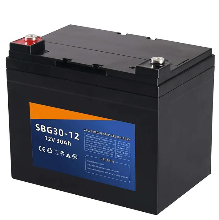 Theknoloji e Ncha SBG-12V 30Ah UPS polokelo ea matla e tebileng cycle ea betri Gel lead Acid Battery
