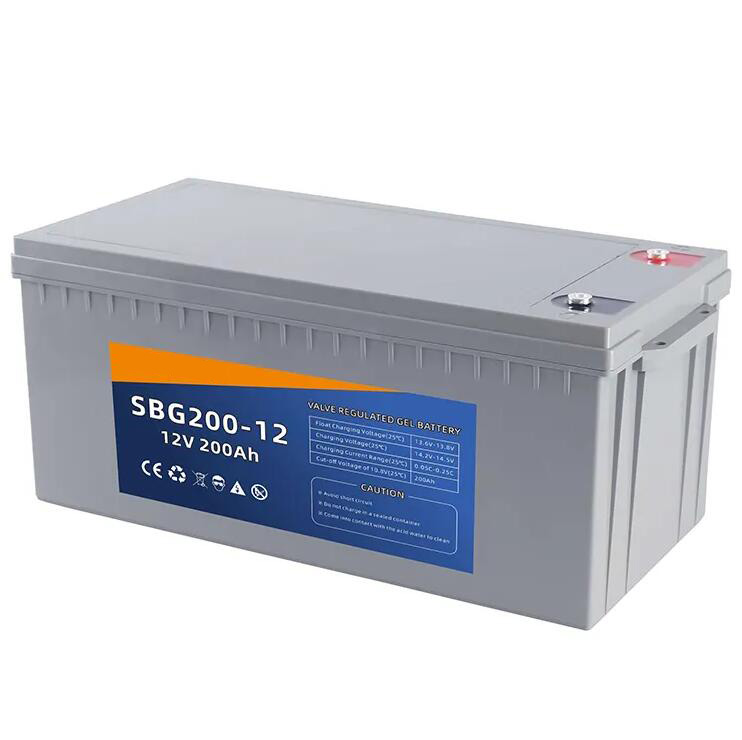 Batería de reemplazo de plomo ácido SBG-12V 200Ah de calidade chinesa Baterías de plomo ácido para panel solar