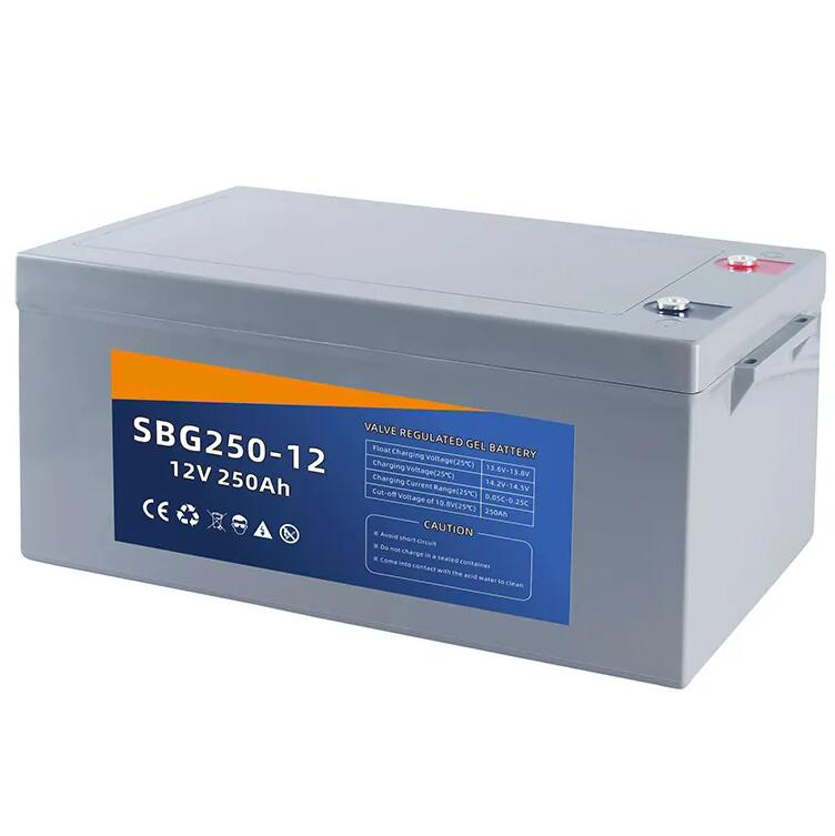 Көп мақсатты SBG-12V 250Ah қайта зарядталатын аккумуляторлар қорғасын қышқылды аккумулятор өндіру зауыты