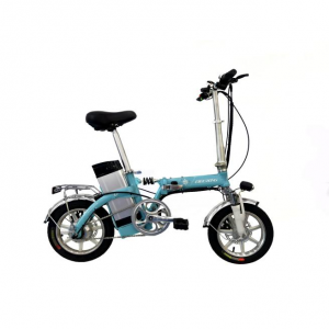 Foldable simple suspension fork with gears disc Electric bike Convenient storage and small footprint