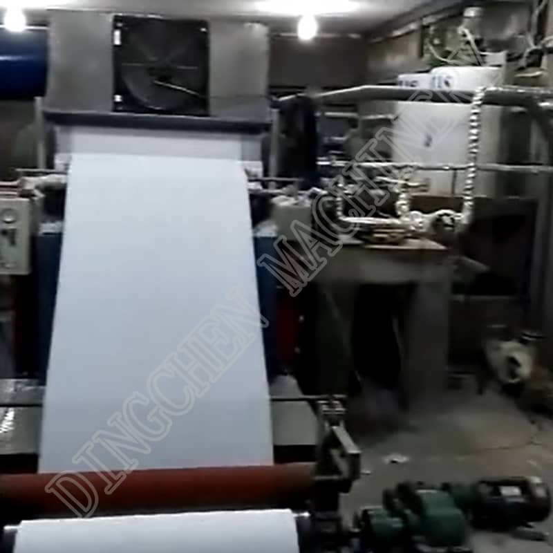 Máquina de fabricación de papel tisú 1TPD de 787 mm en Armenia