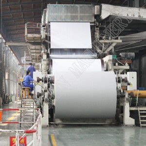 Yakakurumbira Newsprint Paper Machine Ine Yakasiyana Capacity