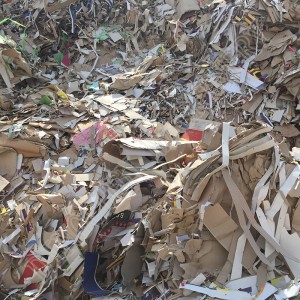 Resirkuleringsmaskin for avfallspapp