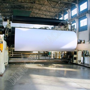 A4 spausdinimo popieriaus mašina Fourdrinier tipo biuro kopijavimo popieriaus gamybos įmonė