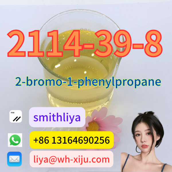 CAS 2114-39-8  2-bromo-1-phenylpropane FACTORY Supply With Safe Delivery Whatsapp/Tel:+86 13164690256 Skype/Foxmail:liya@wh-xiju.com