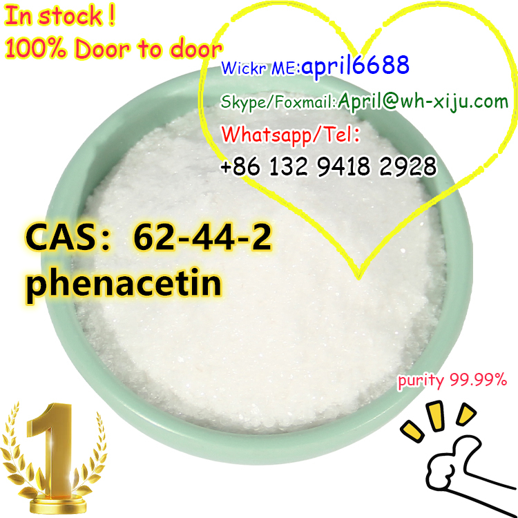 CAS 62-44-2 Phenacetin / Achrocidin / Contradouleur Whatsapp / Tel ： +86 132 9418 2928