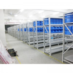 Factory Heavy Duty Storage 100kg Long Span Shelf Shelves Large Capacity Widespan Racking System Metal Rack