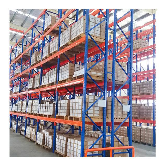 Estantería de paletas de servicio pesado en el sistema de estanterías de  almacenamiento de almacén