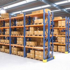 Warehouse storage pallet shelf