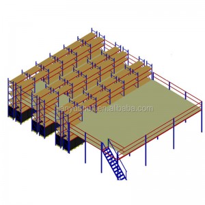 Factory warehouse storage solutions system heavy duty mezzanine steel structure floor