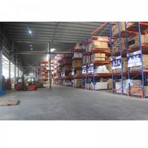 Heavy duty industrial warehouse storage pallet racking systems