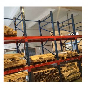 Easy assemble heavy duty pallet storage shelving
