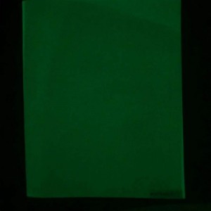 Таңдамалы түнгі жарық пленкасы Қараңғыдағы фотолюминесцентті жарқырау