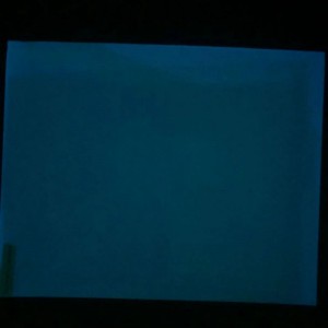 Таңдамалы түнгі жарық пленкасы Қараңғыдағы фотолюминесцентті жарқырау