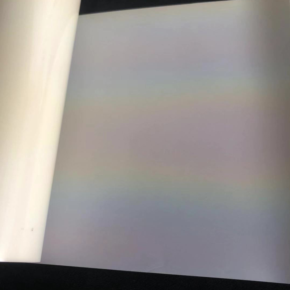 Fogli riflettenti a trasferimento termico per stampa serigrafica arcobaleno