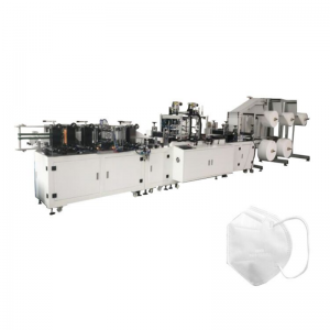 Semi-Automatic Disposable Medical Outside Ear Loop Anti-Dust N95 Face Mask Making Machine