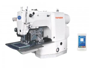 Computer Controlled Bartacking Pattern Sewing Machine with sewing area 6*6cm TS-436