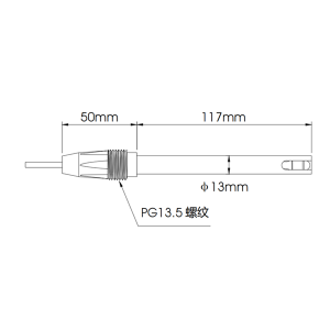 Fabréck direkt Versuergung pH Sensor fir Kläranlag Chemesch Industrie CS1540