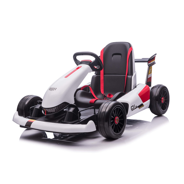 Go Kart eléctrico de 24 V con función de deriva e cintos de seguridade