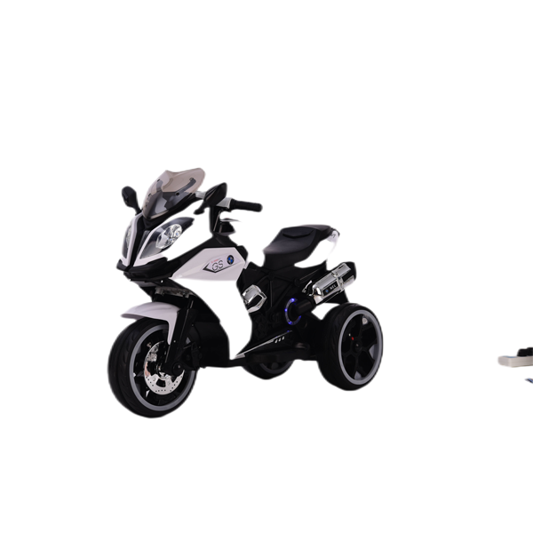 Motocicleta infantil de 6v con rodas de adestramento con amortiguación