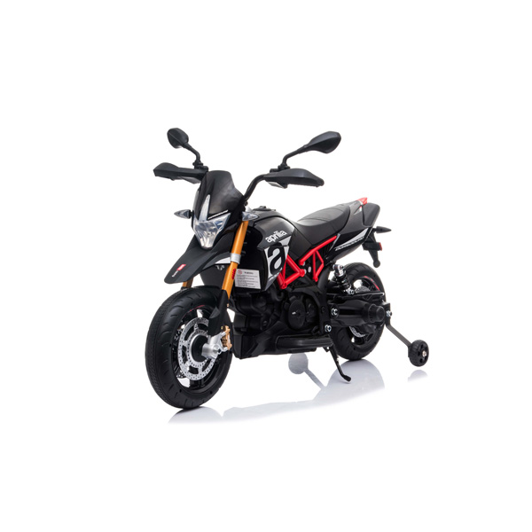 Motocicletă de jucărie cu licență Aprilia Dorsoduro 900