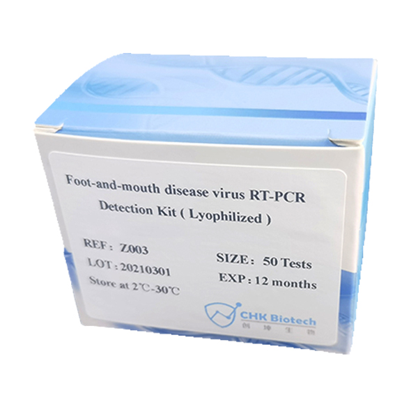 Bek-en-klouseer virus RT-PCR Opsporing Kit Uitgestalde beeld