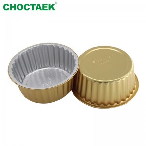 Smooth Wall Aluminium Foil Food Container For Take Away Food