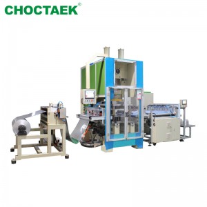 Fully automatic aluminium foil container production line