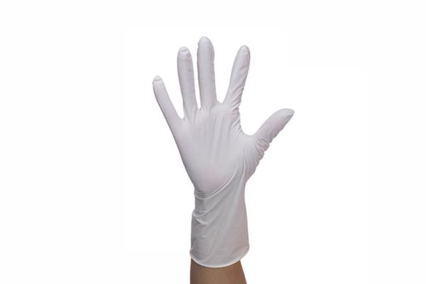 Γάντια Νιτριλίου μιας χρήσης Λευκό Χρώμα