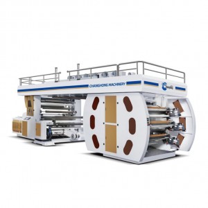 Máquina de impressão flexográfica de papel
