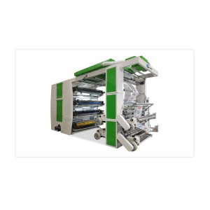 Máquina de impressão flexográfica de pilha de 8 cores