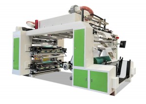Машина за флексо штампање на папиру са слагањем