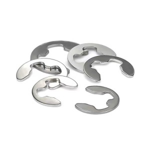 Rugós acél E-gyűrű DIN6799