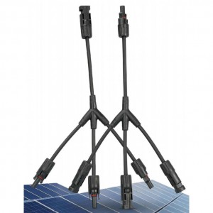Kabel Cawangan PV-SLTY3 Panel Suria Mampan dan Penyambung Fotovoltaik untuk Penyelesaian Kuasa Mesra Alam