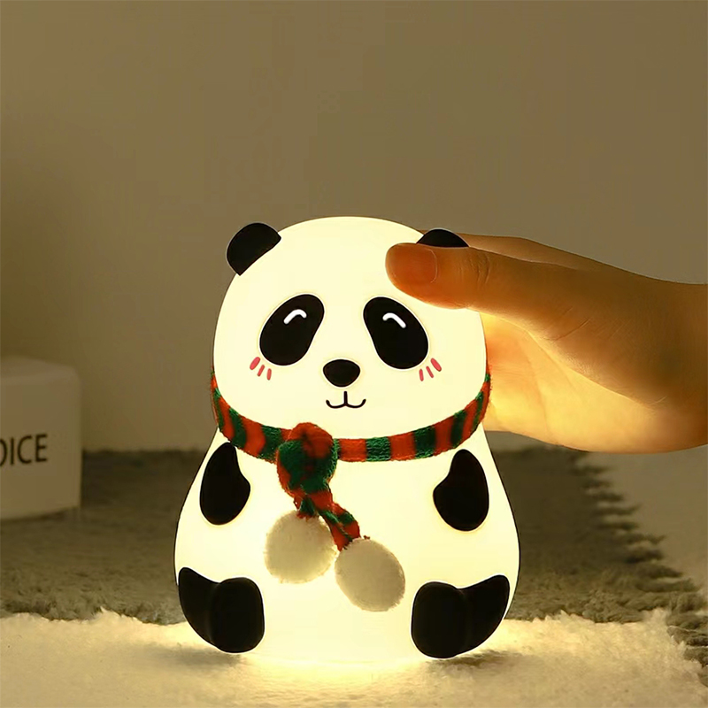 Panda Silikon Patting Lamp Featured Image