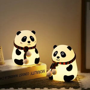 Панда силиконска лампа