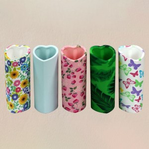 Customized silicone vase suction anti-drop waterproof flower pot vase set table decoration adsorbed silicone vase