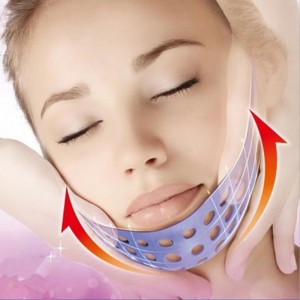 Hurtownia nowego wielokrotnego użytku wyszczuplający pasek na twarz w kształcie litery V elastyczny bandaż wyszczuplający do twarzy