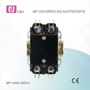 CJC2-2p 25V 30A 40V универсаль суыткыч металл полюс запчастьләре мотор кондиционеры конденсаторы