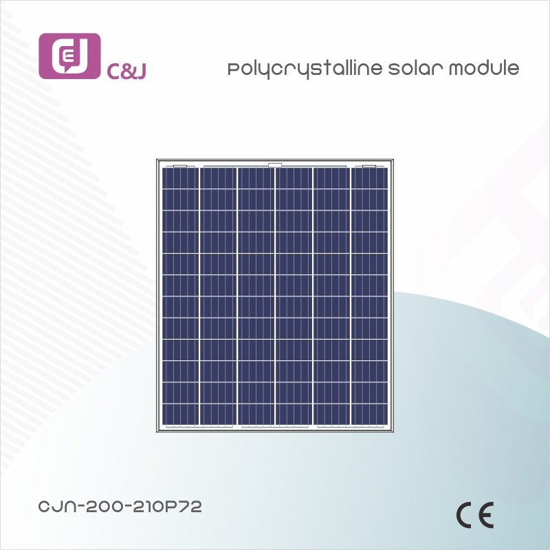 CJN-200-210P72 Поликристален слънчев модул