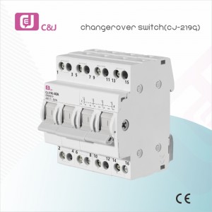 CJ-219g 1-4p Modular Electrical Automatic Changeover Switch ပင်မခလုတ်