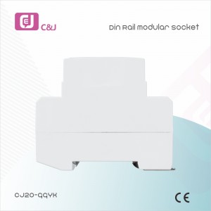 CJ20 10A/16A Modal Switch EU DIN Rail Modular Socket