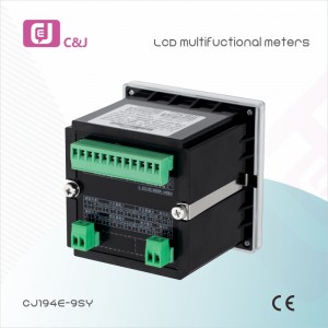 CJ194E-9SY 220V AC RS485 LCD Multifunksjonele Meters Power Meter
