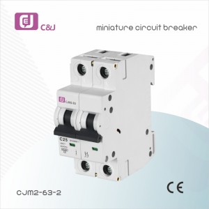C&J Suppliers 63A 2p 2pole MCB Miniature Circuit Breaker for Solar PV Power System