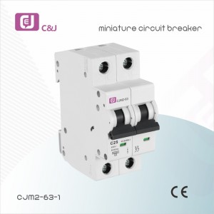 Interruptor en miniatura (MCB) CJM2-63-1 1P