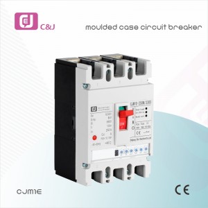 CJM1E-250M/3300 AC400V 10-630A Kọmpat DIN Rail Molded Case Circuit Breaker MCCB