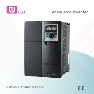 CE Certification Portable Power Inverter Factory - CJF300H-G15P18T4MD 15kw 380V AC VFD Three Phase Motor Vector Control Frequency Inverter  – C&J