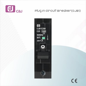 CJB1 18mm Lapad 1p+N Plug sa Circuit Breaker 6ka Single Phase