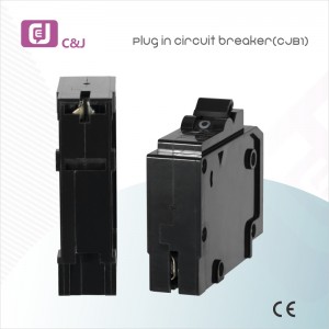 CJB1 18 мм ширина 1p+N вставний автоматичний вимикач 6ka однофазний